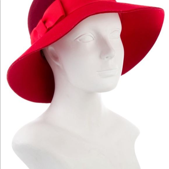 Kate Spade wool bucket hat with bow on the side - Picture 2 of 2